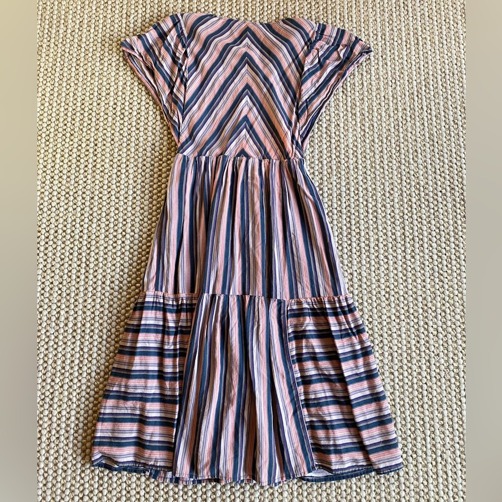Lucky Brand Striped MIDI Dress - Picture 2 of 5